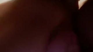 BBW fucks ass with toy