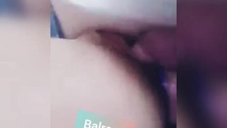 Fucking my girlfriend, cum in pussy, she squirts, creampie