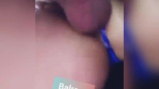 Fucking my girlfriend, cum in pussy, she squirts, creampie