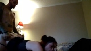 Pushed down onto knees, held down and fucked . Texas Fucks milf into a spun submissive fuck doll