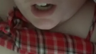 Fuck me and cum. POV.