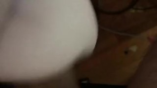 Big dick toy play, real feeling ass/mouth