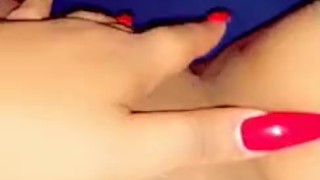 Ebony BBW shows you how soaked she is