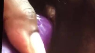 Watching porn while satisfying this cat