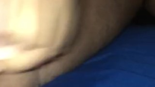 Black FTM fucking his fat hairy cunt