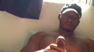 Cumshot in the sunlight