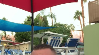 Hanging Hard in the Hot Tub at CCBC Resort