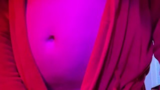 Daddy's Robe Comes Open and His Cock Pops Out