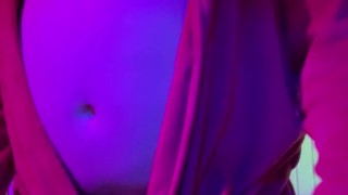 Daddy's Robe Comes Open and His Cock Pops Out