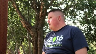 Jerking Off in my Campsite in the Mountains