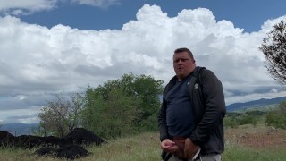 A Piss & A Stroke in the Mountians