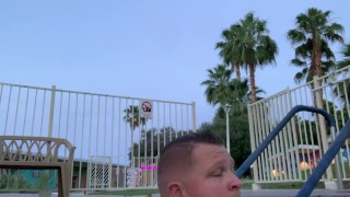 Showing off in the early morning, hoping to get caught by someone