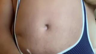 Cumming in my Singlet