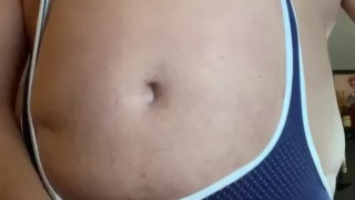 Cumming in my Singlet