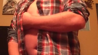 Throwback to my Younger Days: Flannel Cumshot