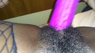 Pt2 Ebony Pov Dildo pounding my Khatt