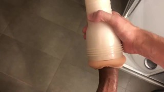 Fleshlight & Dildo anal (closeup)