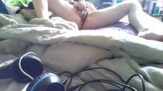 trying out a new butt plug feels great