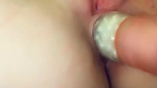 Fucking my ass with a vibrator part 2