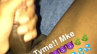 Stroking Morning Wood!!