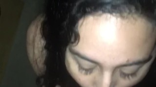 Latina Milf Sucks Black Dick for that promotion Facial