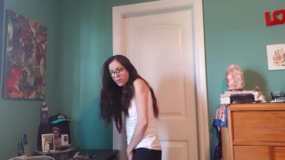 Locked Out Of The Bathroom. Total Desperation Wetting