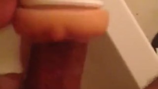 Playing With My Fleshlight and Big Dick in The Shower