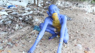 Body Painting, Bodypaint - Blue Digitmon