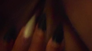 Masturbating while getting clean