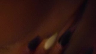 Masturbating while getting clean