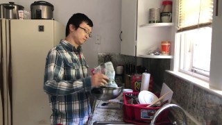 I toss salad for the first time and encourage all of you to try it too!