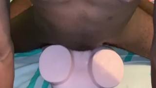 22 year old Virgin missionary pov creampies sex toy (loud moaning orgasm)