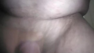 Masturbating my little dick kinda hard cum shot