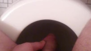 POV My Non-Op Transgal Clit Seated While Pissing