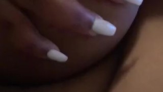 BBW playing with her Tits
