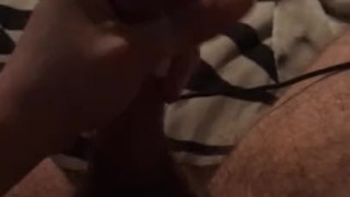 Jacking off my pent up dick