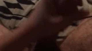 Jacking off my pent up dick