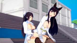 Azur Lane FUTA Takao Fucks Atago