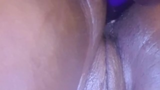 HORNY EBONY TEEN PLAYS WITH HERSELF