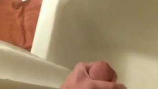 Twink Cums in Shower