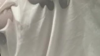 Got WET doing the dishes
