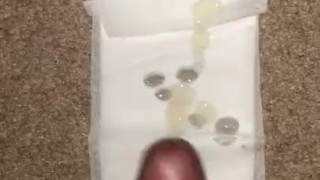 Stroking A Massive Load Out Of My Big Throbbing Cock