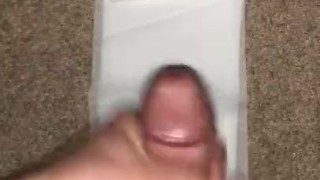 Stroking A Massive Load Out Of My Big Throbbing Cock