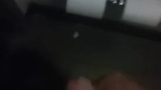 Masterbating in work restroom part one