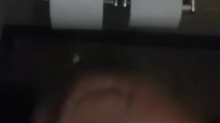 Masterbating in work restroom part three