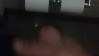 Masterbating in work restroom part four
