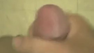Quick Cum shot at my company's toilet