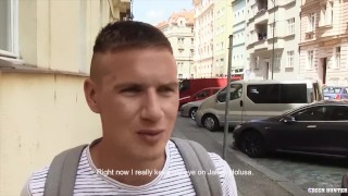  CZECH HUNTER 447 - Tourist Gets Approached By Stranger & Offers Cash For Ass