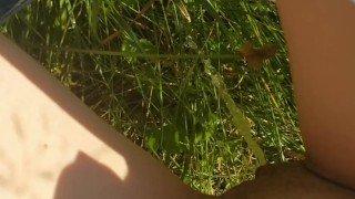 College teen pee outside of school