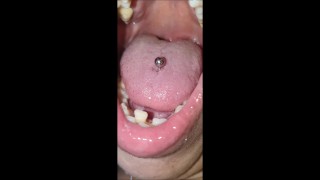My delicious and spitty mouth and long tongue - Demo